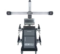 Стенд сход-развал KraftWell 3D с кабинетом и алюминиевой стойкой с лифтом, ПК в комплекте VeritaPro-III