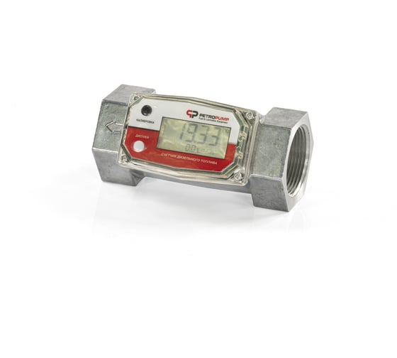 Электронный счетчик для бензина и ДТ Petropump AC-TM1.5 1 1/2 BSP (F), 20-200 л/мин PP820003