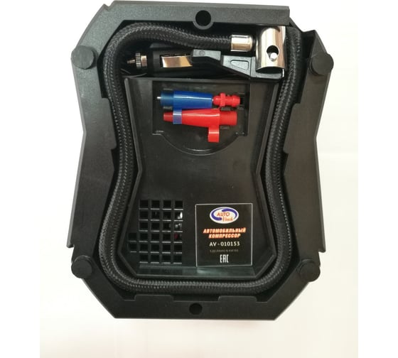 Компактный компрессор в блистере 12В AUTOVIRAZH AV-010153