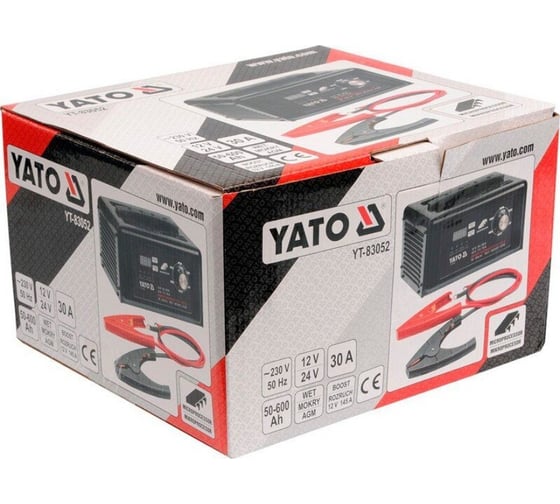 Зарядно-пусковое устройство YATO 12 В, 30 А YT-83052