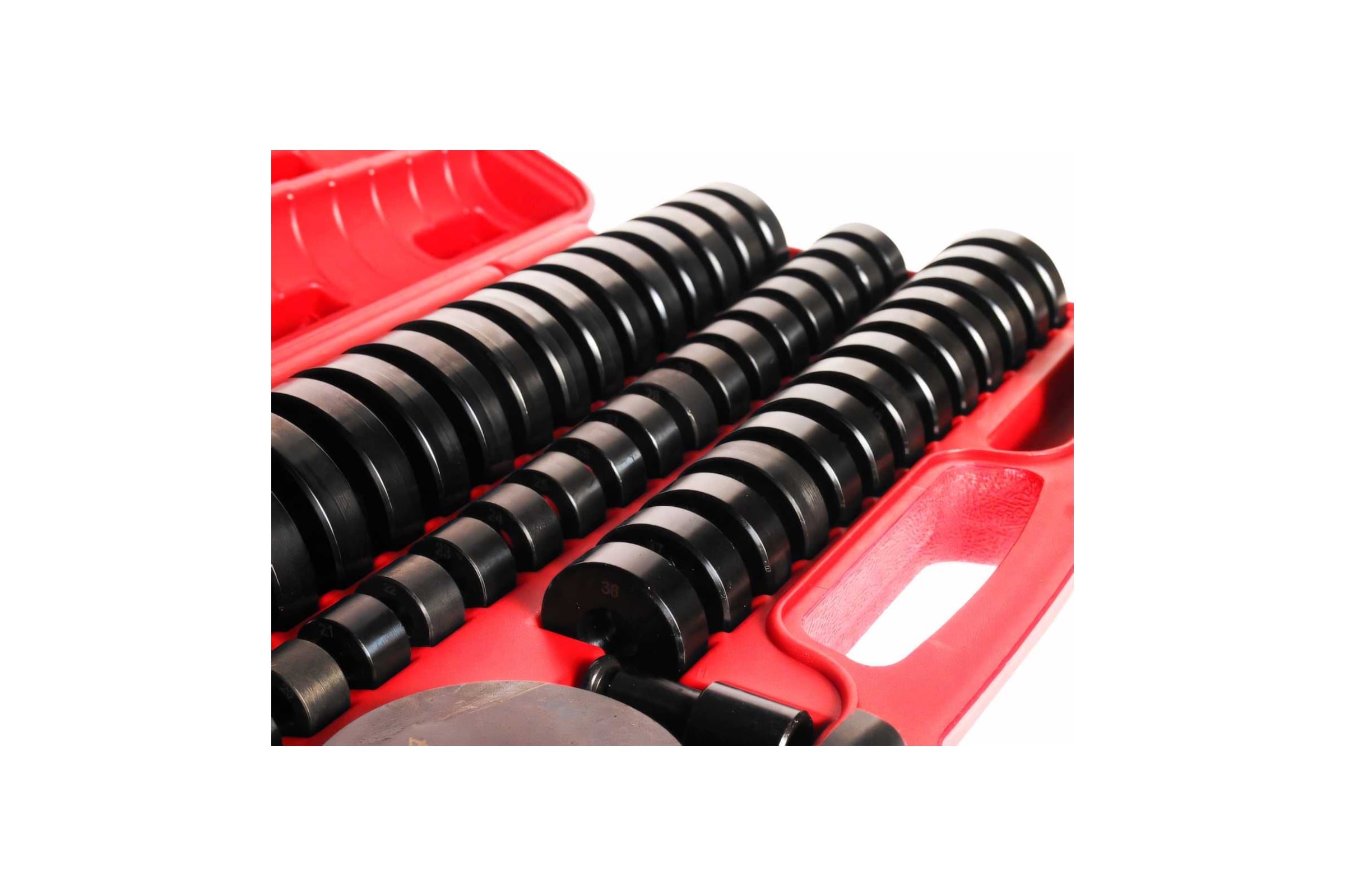 Набор оправок для выпрессовки подшипников, втулок, сальников 18