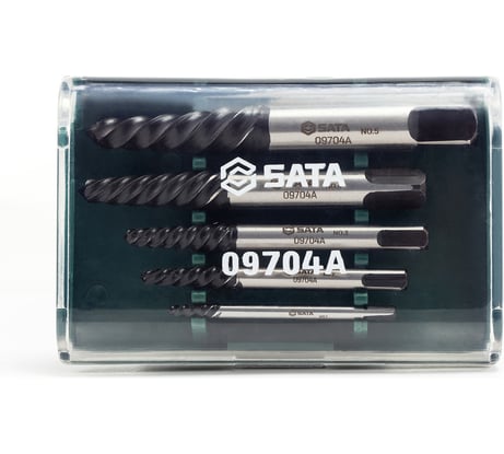 Экстракторы SATA набор 5пр. (извлекаемый инструмент 3.3-11.2 мм) 09704A
