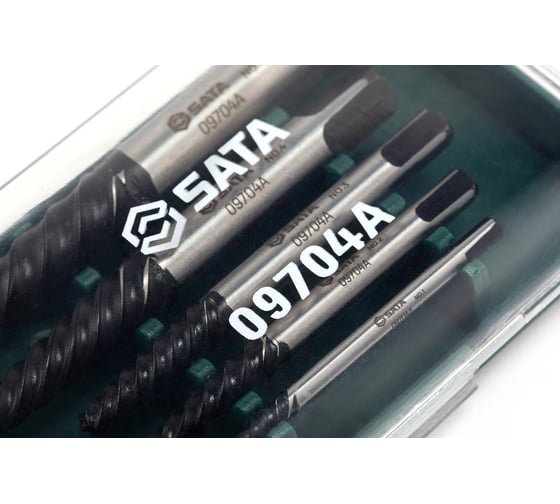 Экстракторы SATA набор 5пр. (извлекаемый инструмент 3.3-11.2 мм) 09704A