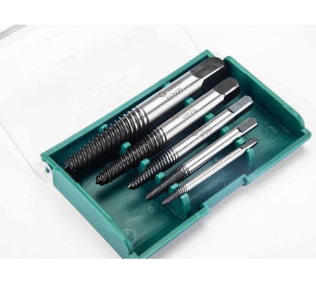 Экстракторы Sata набор 5пр. извлекаемый инструмент 2.5-8.0 мм 9704