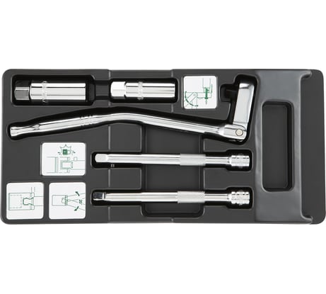 Набор для снятия свечей зажигания Sata 3/8, 5 предметов S09003