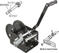 Ручная стационарная лебедка Jun Kaung WC06-525-2