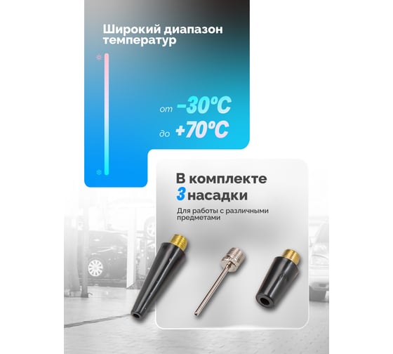Поршневой автомобильный компрессор 14A 12V Forsage F-580(30168)