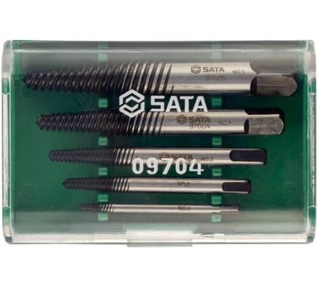 Набор экстракторов SATA 5 предметов 09704