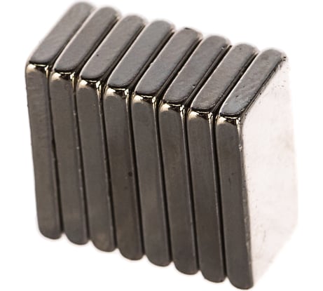 Неодимовый магнит прямоугольник REXANT 8 шт. в упаковке 72-3403