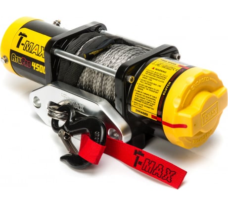 Электрическая лебедка с синтетическим тросом T-Max ATW PRO 4500 W0372