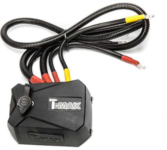 Электрическая лебедка с синтетическим тросом T-Max HEW-9500 X Power 12В W1341
