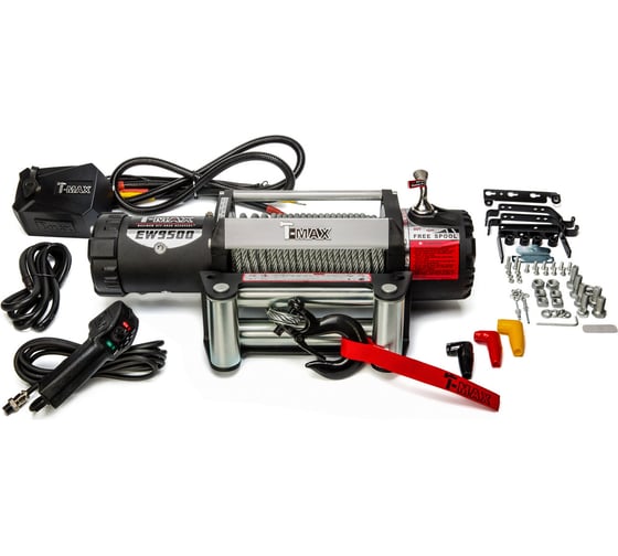Электрическая лебедка T-Max HEW-9500 X Power 12В W1051