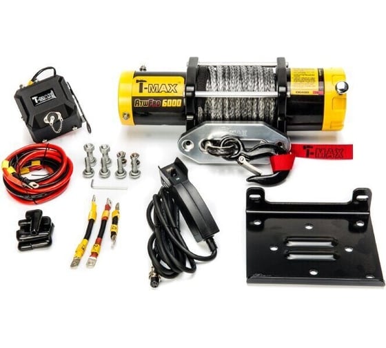 Электрическая лебедка T-Max PRO 6000 12В W0427