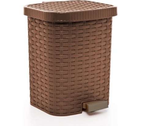 Педальный контейнер для мусора Полимербыт Артлаин 8 л 434870000