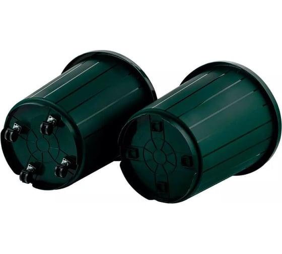 Бак Еврогрядка с крышкой клавиша 105 л (темно-зеленый) Box-105-darkgreen