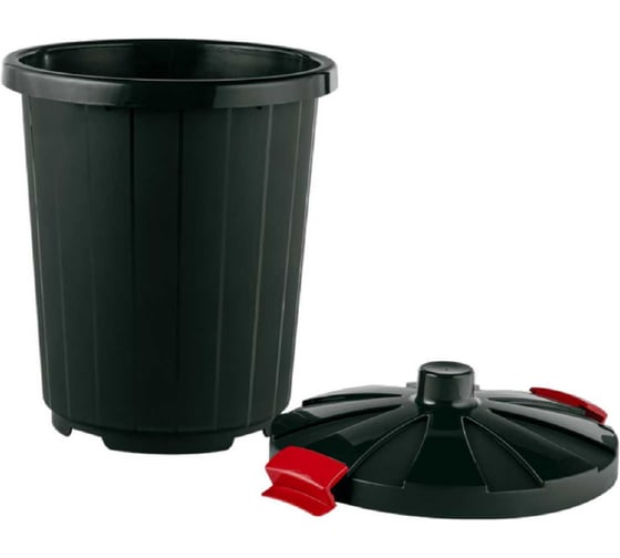 Бак Еврогрядка с крышкой клавиша 105 л (темно-зеленый) Box-105-darkgreen