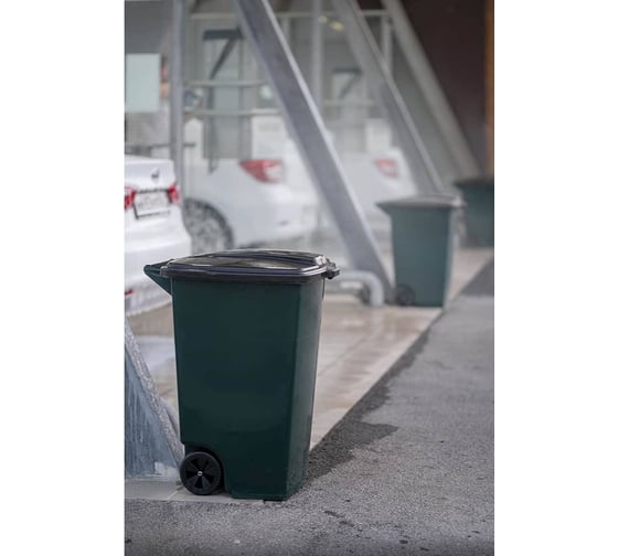 Контейнер Еврогрядка 120 л (темно-зеленый) Box120-GREEN