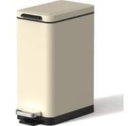 Ведро с микролифтом Savol бежевое 10л. s-887-10y 25018