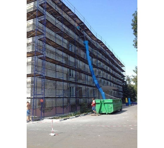 Погрузочная воронка мусоросброса с цепями Промышленник ПОГРУСЕК