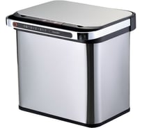 Ведро для раздельного сбора мусора Foodatlas сенсорное, 2 емкости, 18л (9+9) JAH-8884, ЦБ000000257