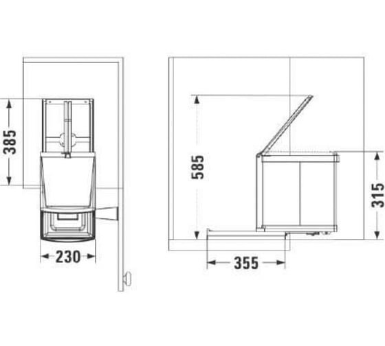 Система сортировки NAVAKO beta 350/12-1 beige grey 10362