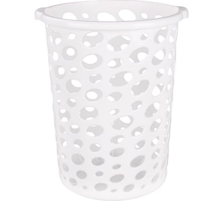 Корзина для мусора ЗПИ «Альтернатива» "Сорренто" 12л белый М2052