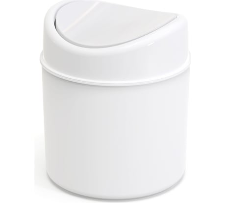 Контейнер для мусора ПОЛИМЕРБЫТ Breeze 1л (белый) 433901500