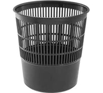 Корзина для бумаг WORKMATE 12 литров, черная, сетчатая поверхность 14-9674
