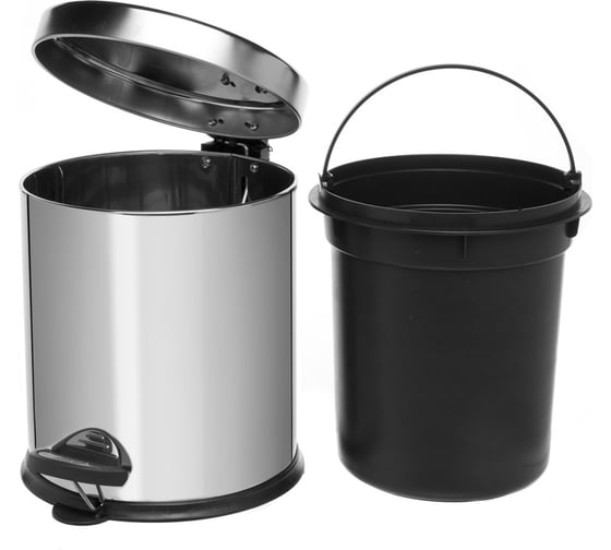 Ведро для мусора NAVAKO Cassiopea 5 л, chrome 11503