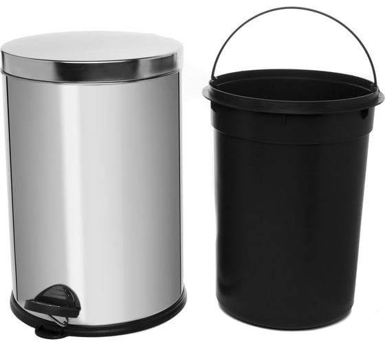 Ведро для мусора NAVAKO Cassiopea 20 л, chrome 11507
