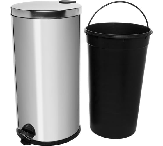Ведро для мусора NAVAKO Cassiopea 40 л, chrome 11509