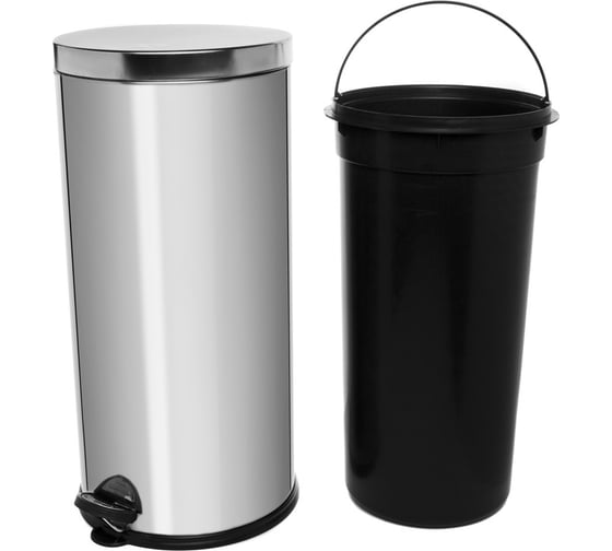 Ведро для мусора NAVAKO Cassiopea 30 л, chrome 11508