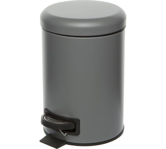 Ведро для мусора NAVAKO Pavo 3 л, grey 11532 1