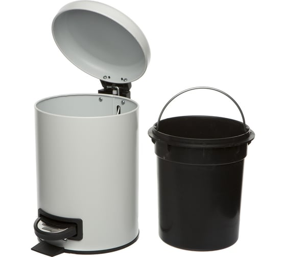 Ведро для мусора NAVAKO Pavo 3 л, white 11533