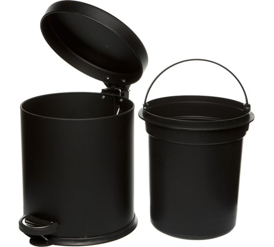 Ведро для мусора NAVAKO Tucana 5 л, black 11522
