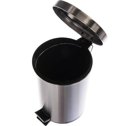 Урна G-teq 210х250х310 с педалью, 7л, нерж.сталь, матовая 55.05