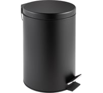 Ведро для мусора Delphinium 0030a 3 л, черный 101212