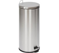 Мусорное ведро Luscan с педалью и доводчиком, 30 л, матовое, нержавеющая сталь 1744794