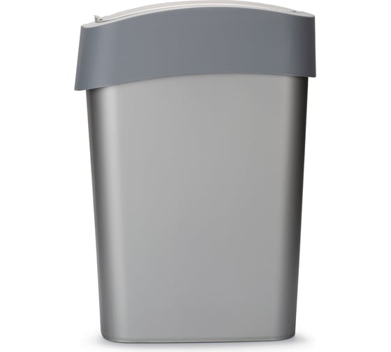 Контейнер для мусора CURVER FLIP BIN 25 л, графит 186157