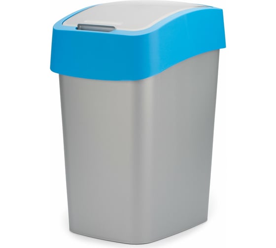 Контейнер для мусора CURVER FLIP BIN 25 л, голубой 02171-734-00