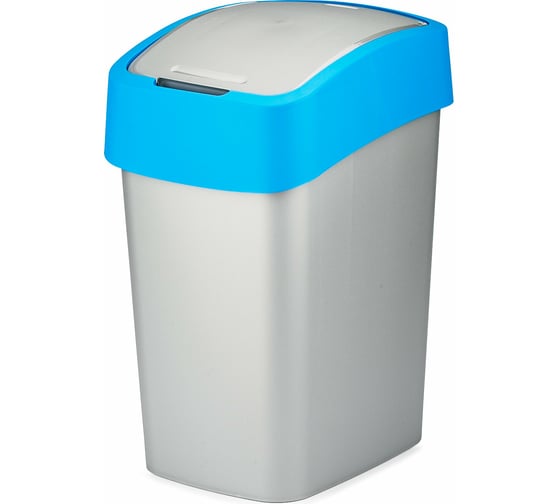 Контейнер для мусора CURVER FLIP BIN 25 л, голубой 02171-734-00