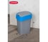 Контейнер для мусора CURVER FLIP BIN 10 л, голубой 02170-734-00 2