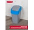 Контейнер для мусора CURVER FLIP BIN 10 л, голубой 02170-734-00 3