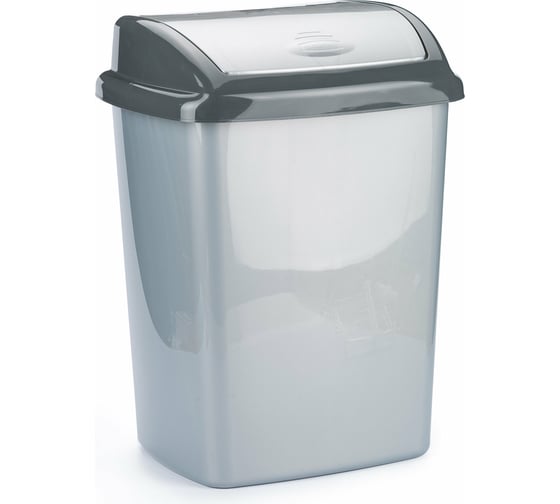 Контейнер для мусора CURVER ДОМИНИК 25 л, серебристый 05322-877 1