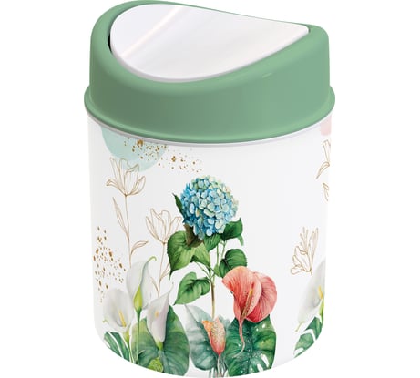 Контейнер для мусора ПОЛИМЕРБЫТ Гармония 1,6 л 433912600