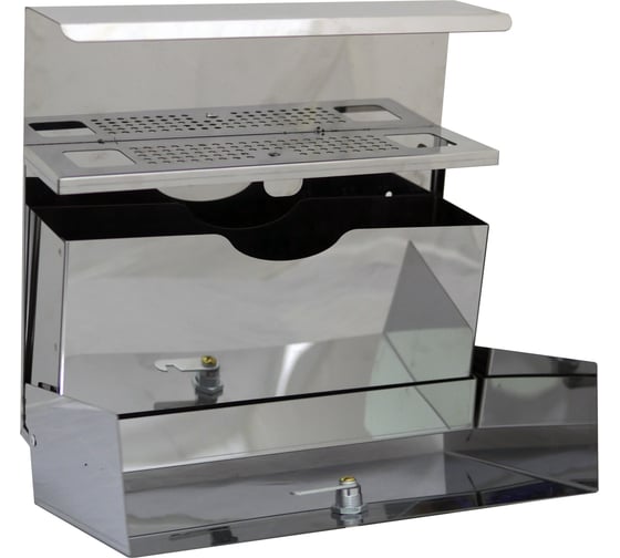 Пепельница уличная настенная из нержавеющей стали KlestO ST 300 1292575
