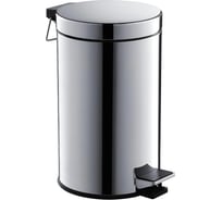 Корзина для мусора с педалью Aquatek 8л, полированный хром AQ4992CR 00000135731