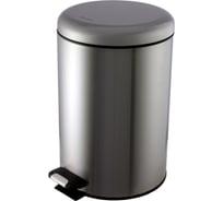 Урна с микролифтом Ksitex BGR-12M хром, матовая 33286