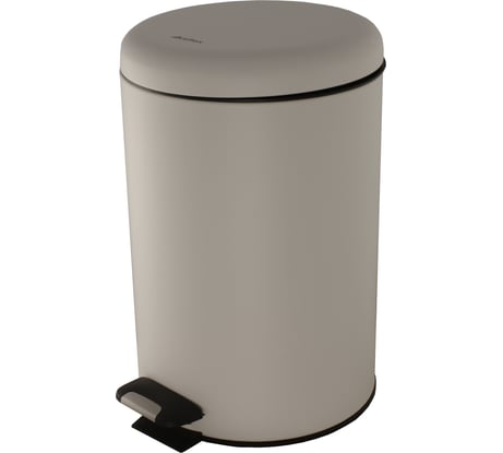 Урна с микролифтом Ksitex BGR-12W белая 33288