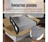 Ведро для мусора Homium Bin, складное, цвет серый/черный, с сенсором, 30 л SD-808-30L-gray 7